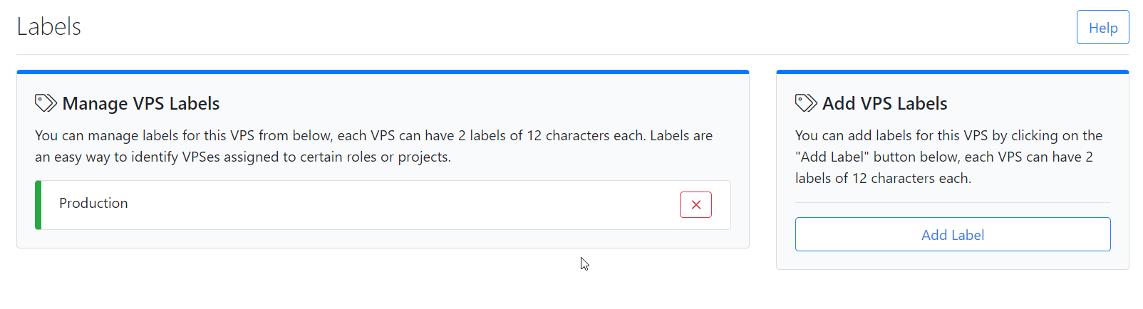 Adding Label To VPS Is Now Available - The CrownCloud Blog.