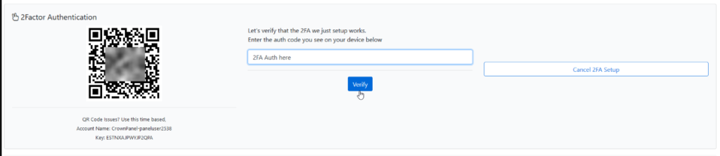 Verify 2FA