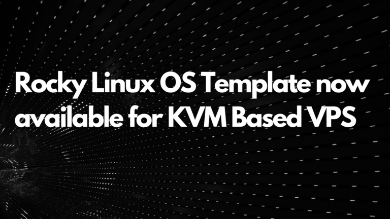 Rocky Linux OS Template is now available for KVM - The CrownCloud Blog.