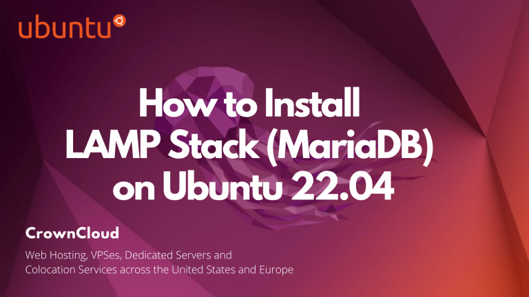 Installing LAMP Stack With MariaDB On Ubuntu 22.04 - The CrownCloud Blog.